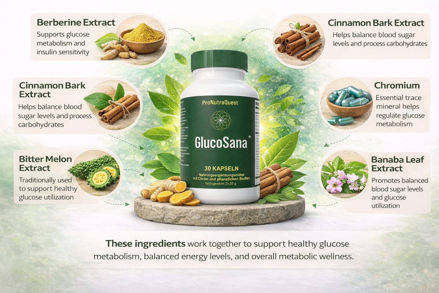 GlucoSana Ingredients